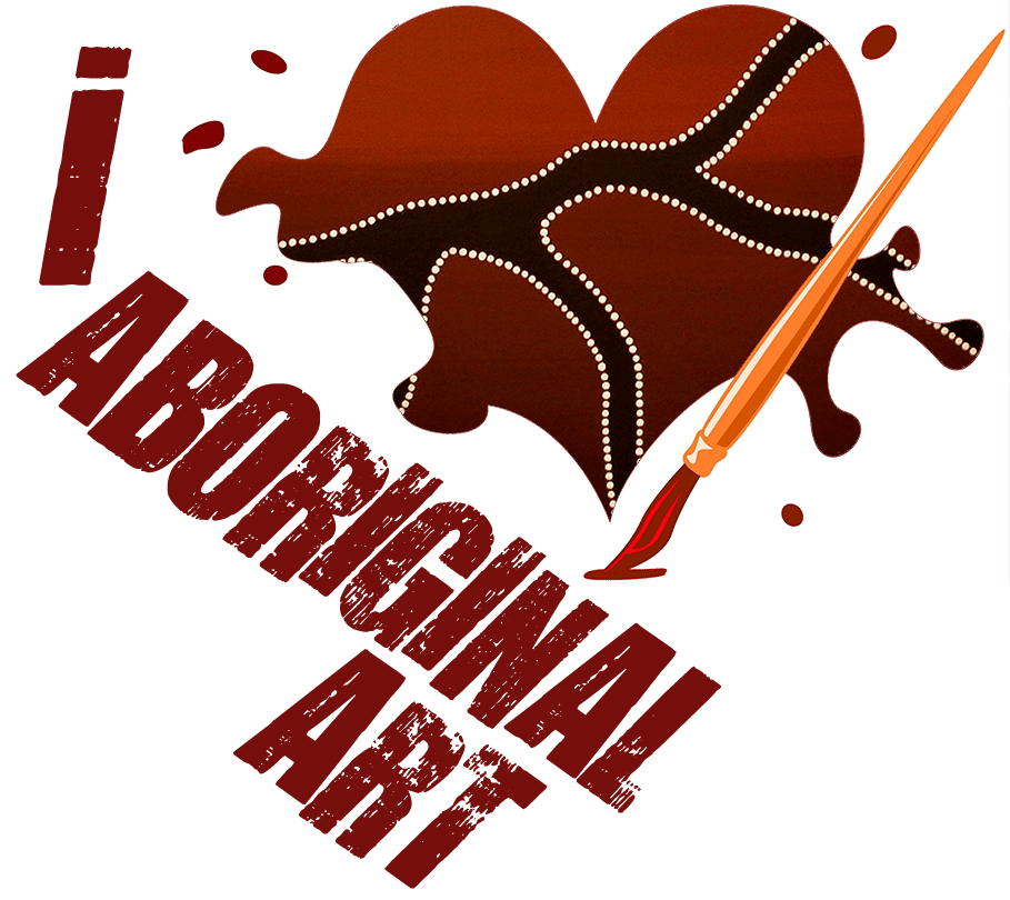 Aboriginal art love icon image