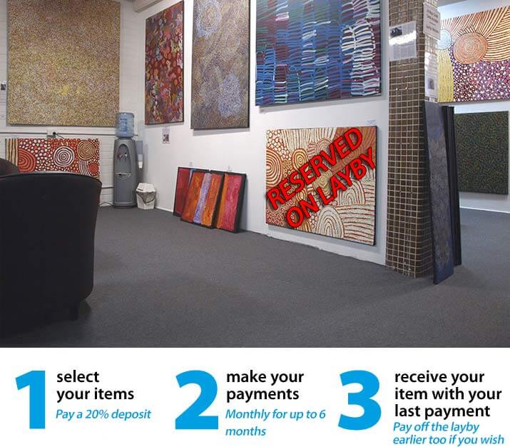 Lay-away aboriginal art