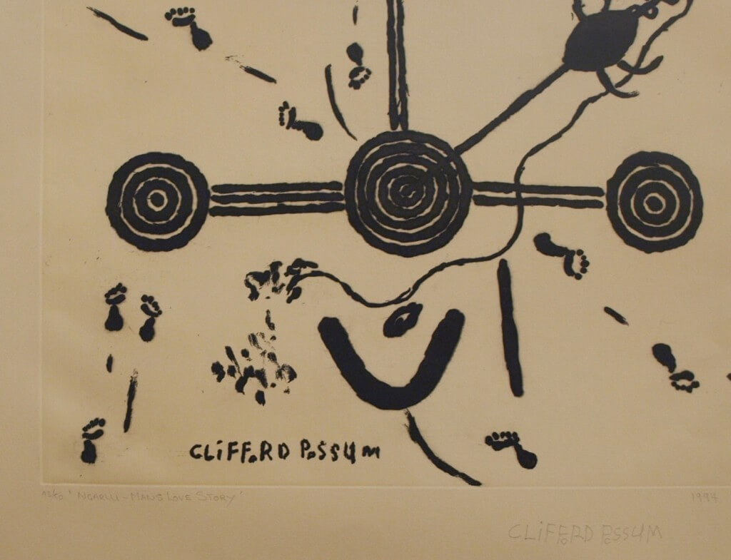 Clifford Possum Tjapaltjarri Aboriginal Art