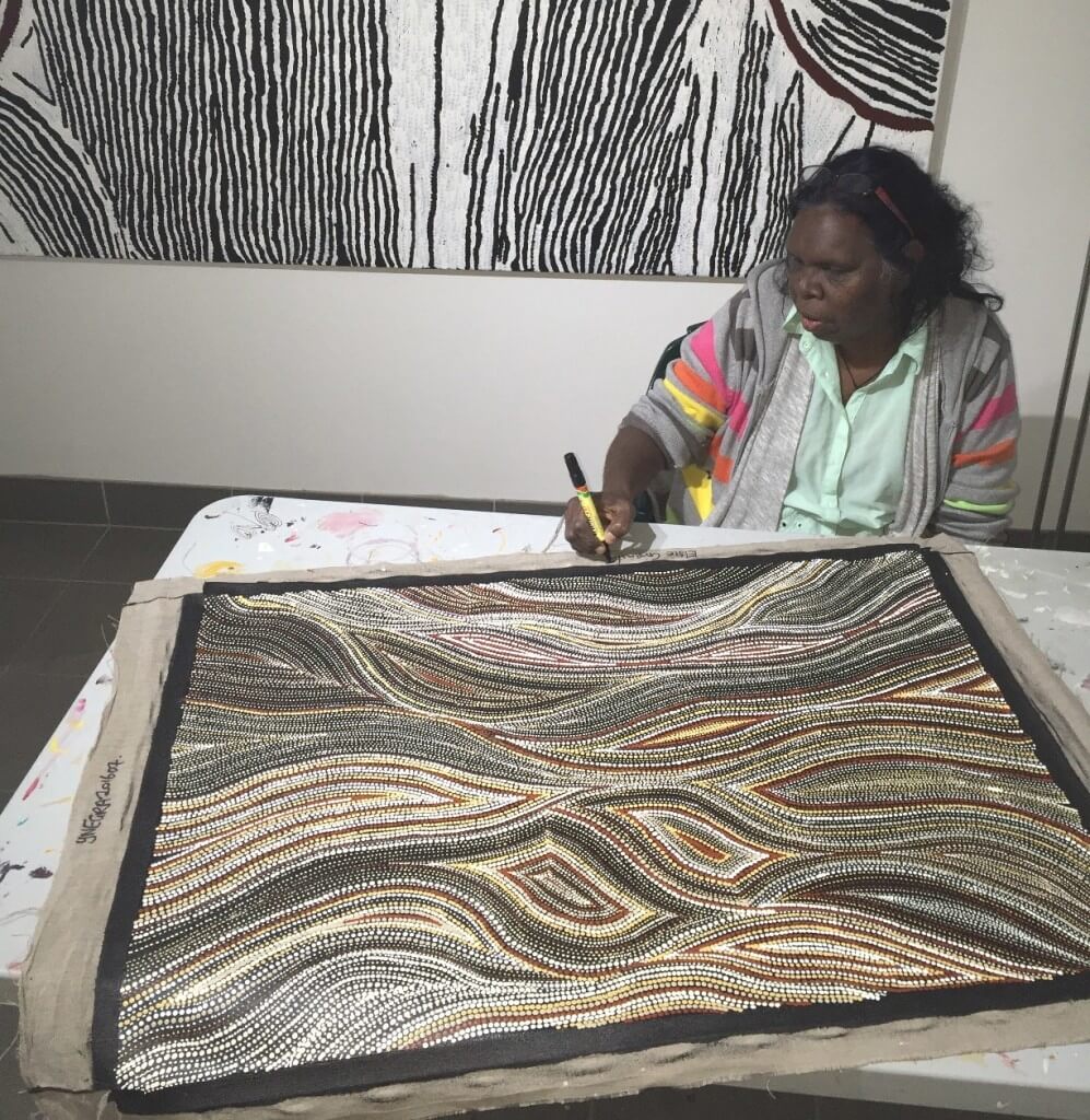 Elsie Granites Napanangka Aboriginal Art