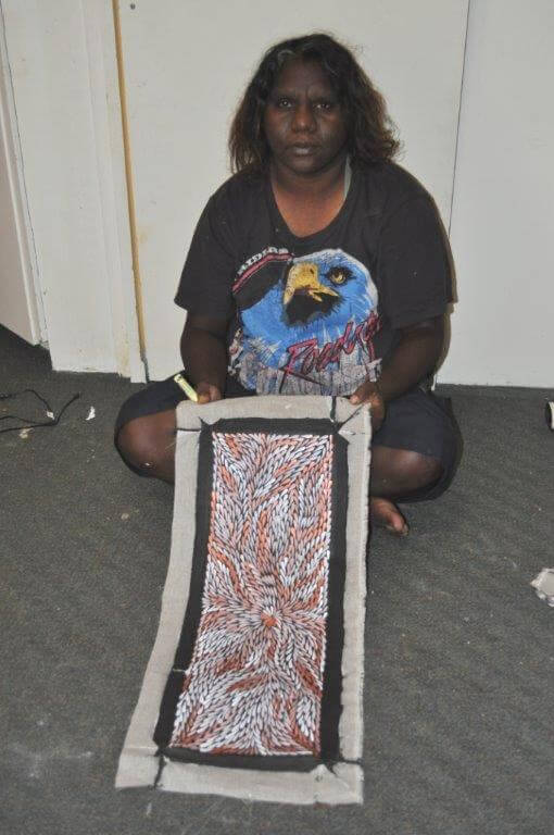 Dulcie Long Pula / Bush Leaves (1B) - Image 2