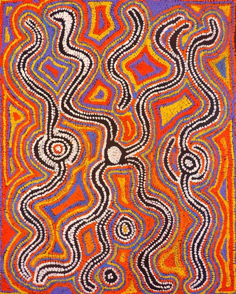 Bessie Nakamarra Sims Aboriginal Art