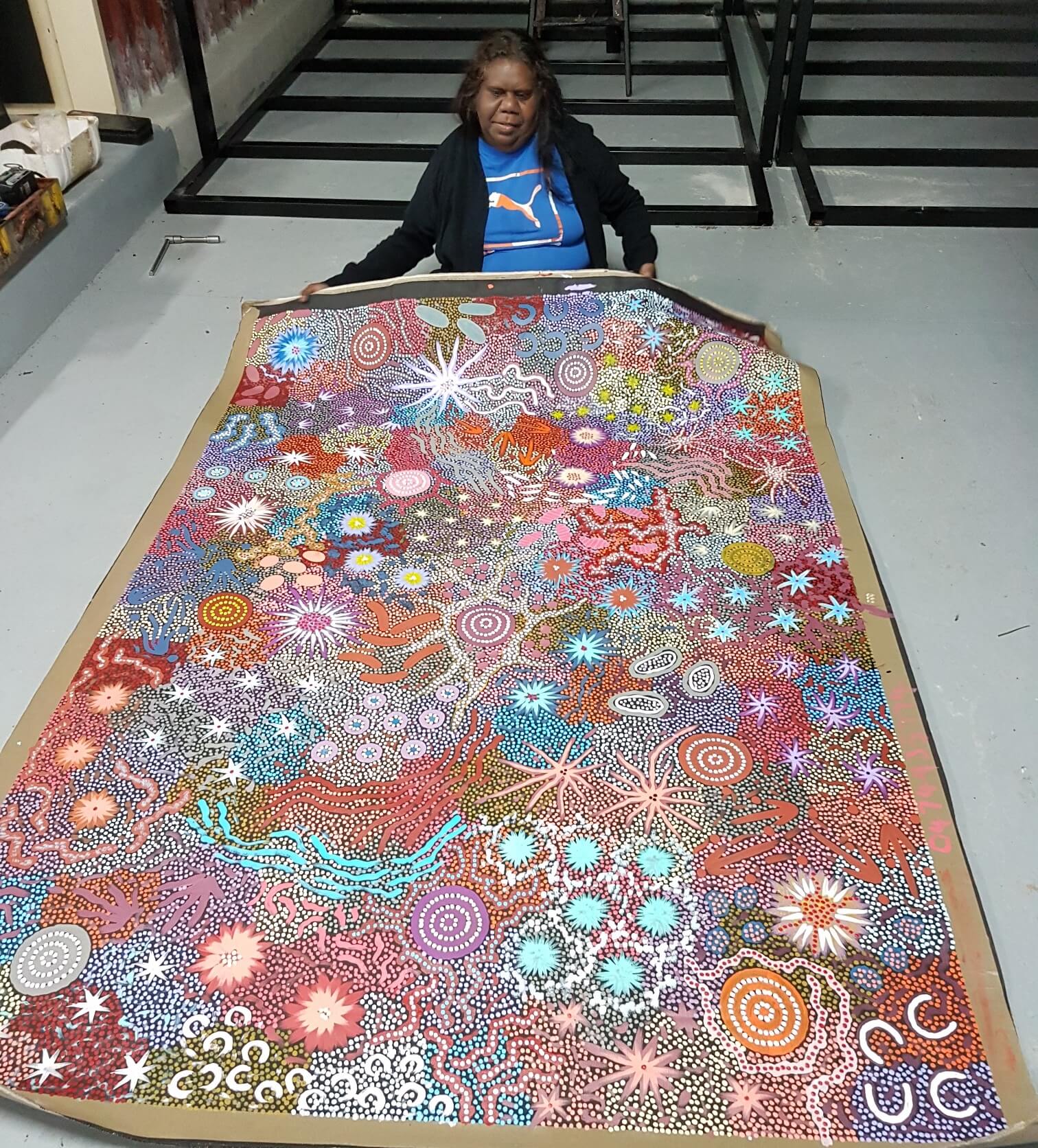 Michelle Possum Nungurrayi / Women's Dreaming (3B) - Image 2