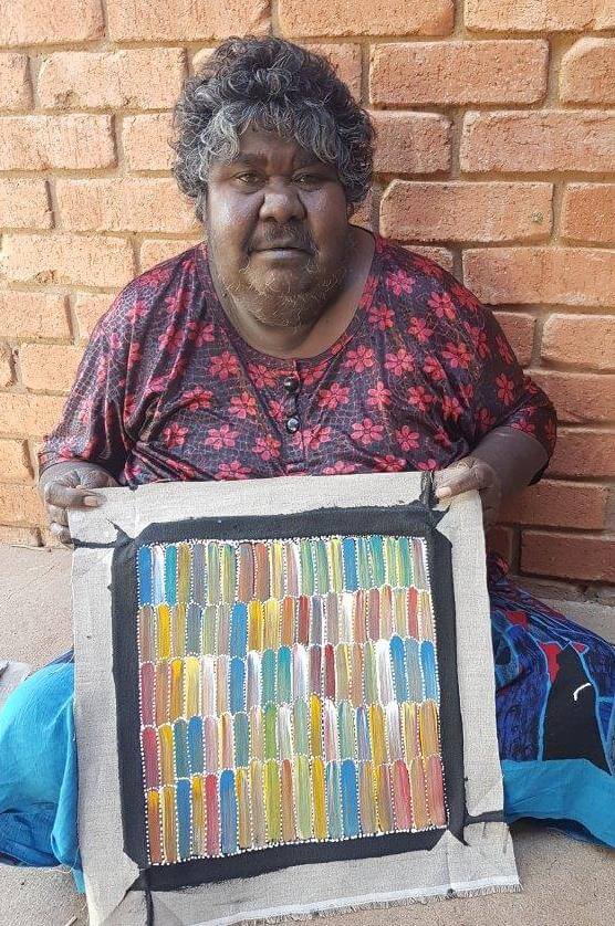 Jeannie Mills Pwerle / Yam Dreaming (5B) - Image 2