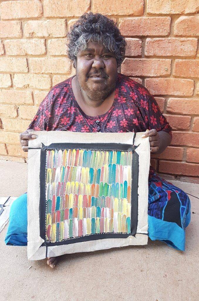 Jeannie Mills Pwerle / Yam Dreaming (7B) - Image 2