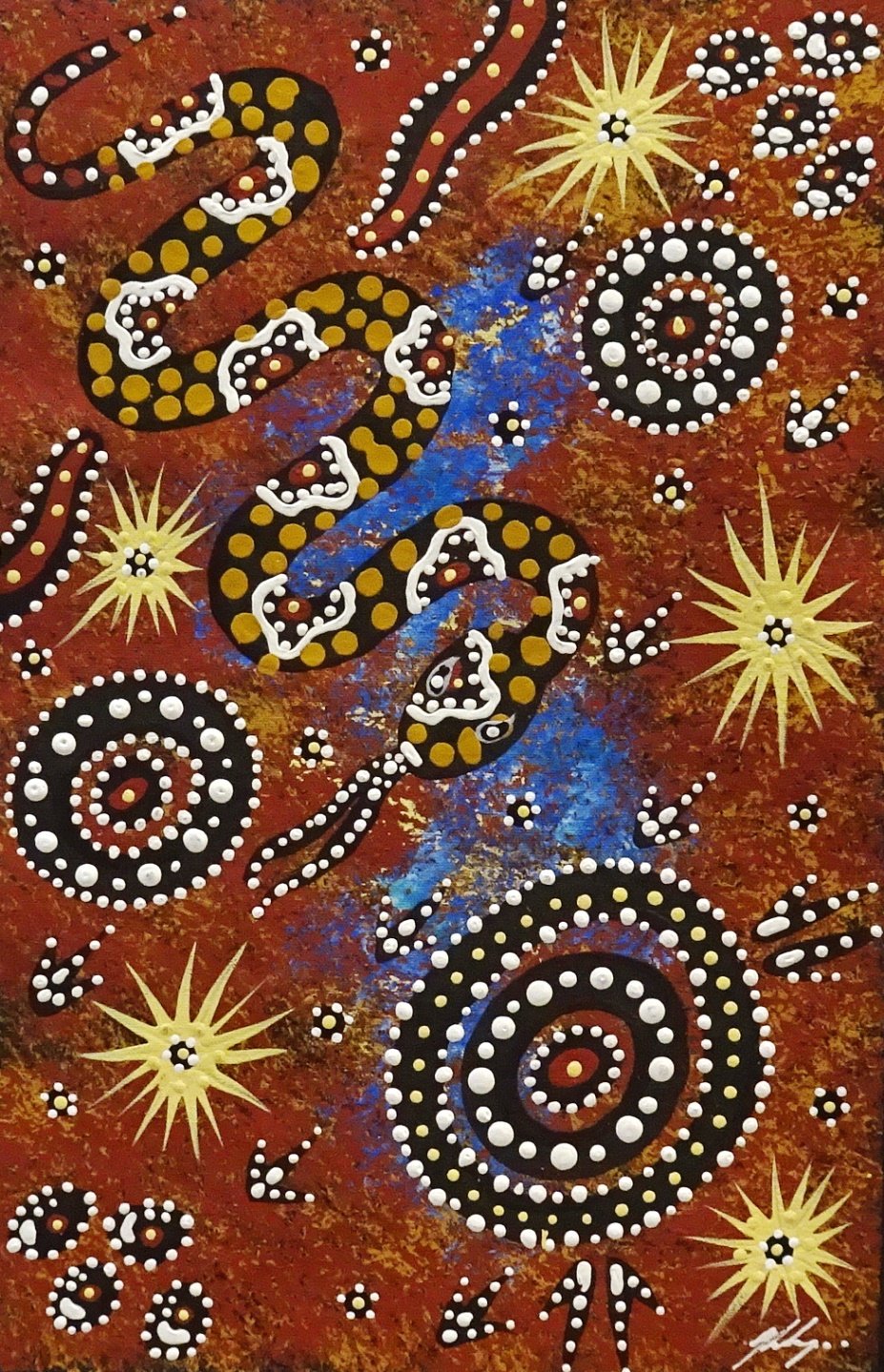 Justin Ronberg Japarula Aboriginal Art