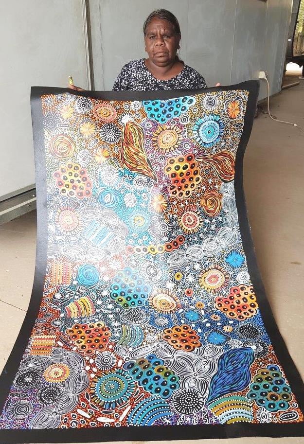 Janet Golder Kngwarreye / Women's Dreaming (7A) - Image 2