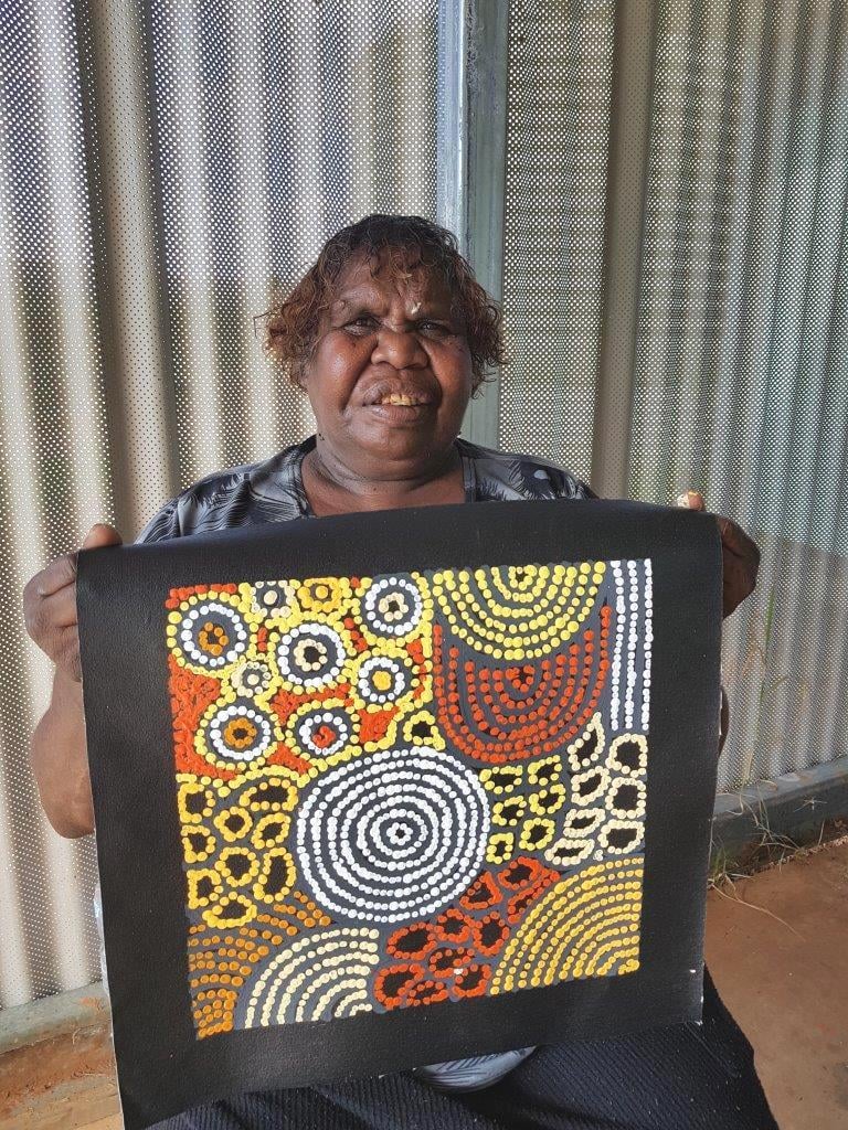 Nellie Marks Nakamarra Aboriginal Art