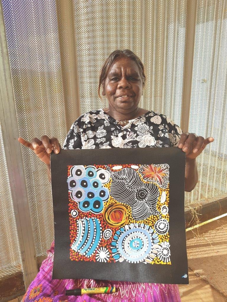 Janet Golder Kngwarreye Aboriginal Art