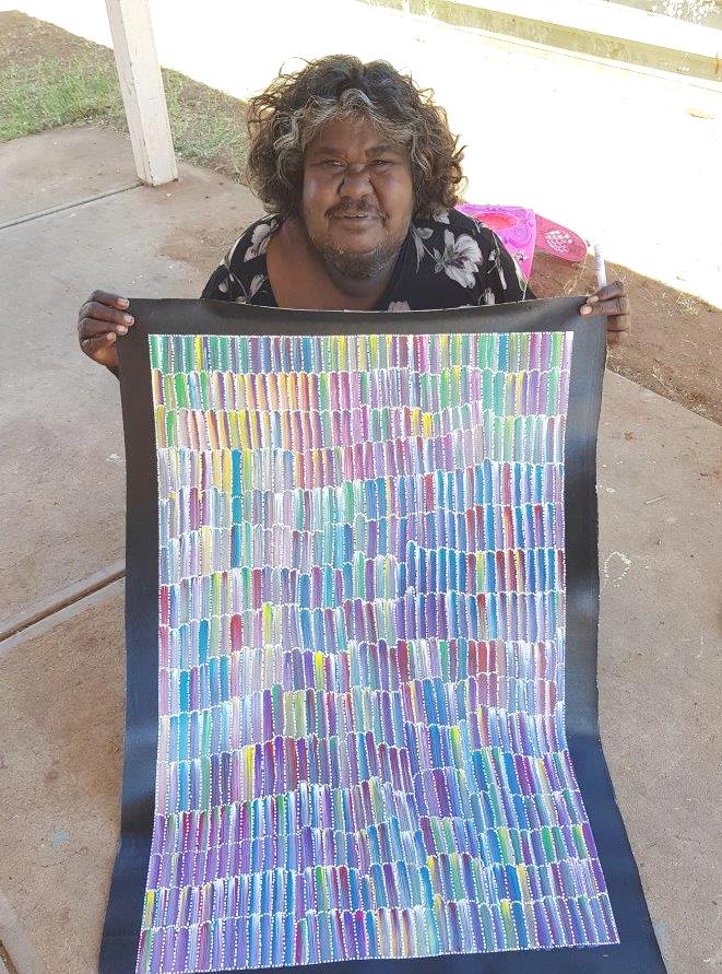 Jeannie Mills Pwerle Aboriginal Art