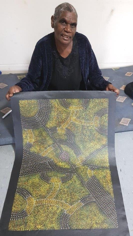 Gracie Morton Pwerle Aboriginal Art