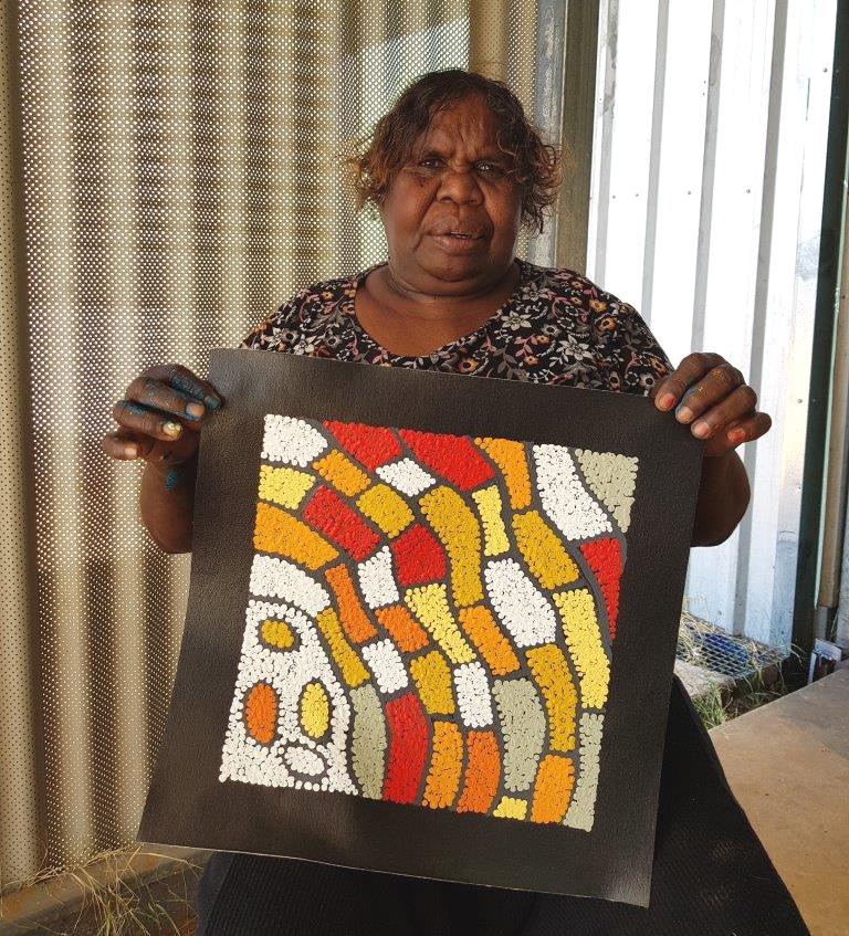 Nellie Marks Nakamarra Aboriginal Art