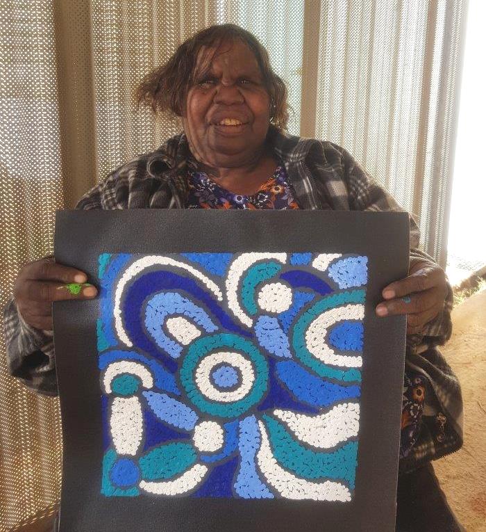 Nellie Marks Nakamarra Aboriginal Art