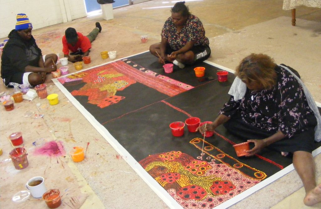 Woods Collaboration Aboriginal Art