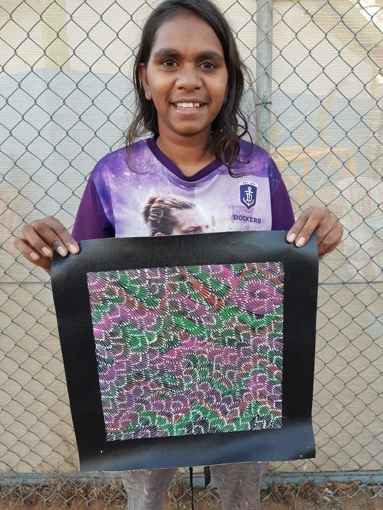 Nicole Jones Kngwarreye Aboriginal Art