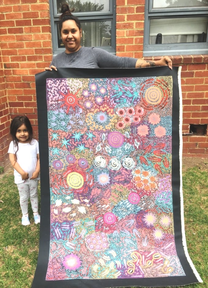 Azeza Possum Aboriginal Art