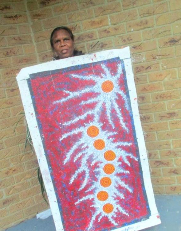 Gabriella Possum Nungurrayi Aboriginal Art