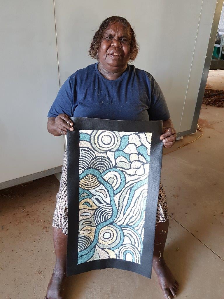 Nellie Marks Nakamarra Aboriginal Art
