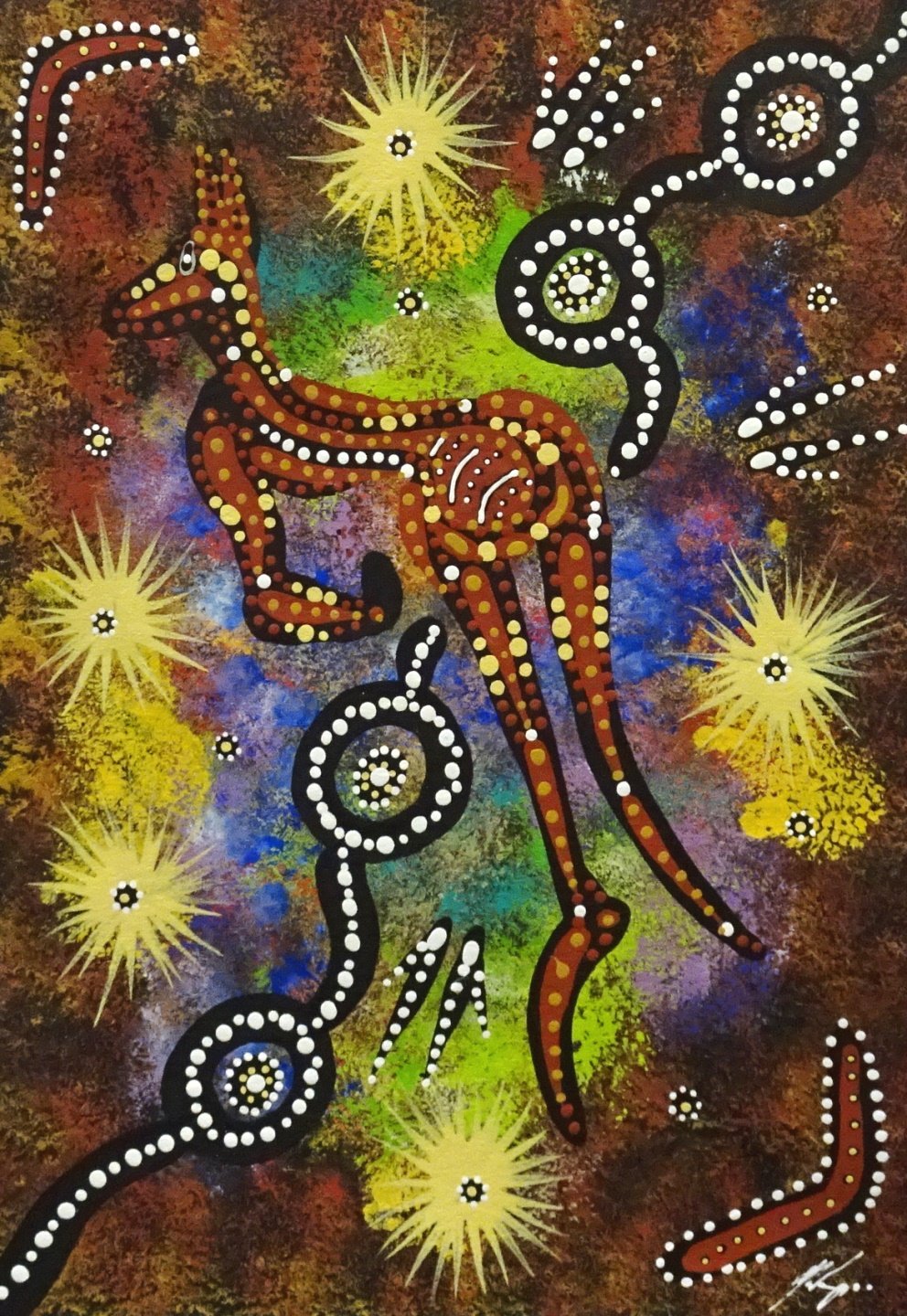 Justin Ronberg Japarula Aboriginal Art