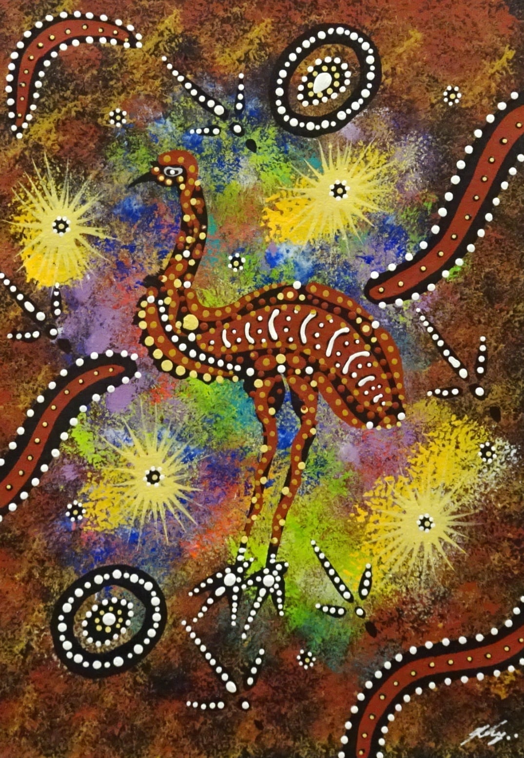 Justin Ronberg Japarula Aboriginal Art