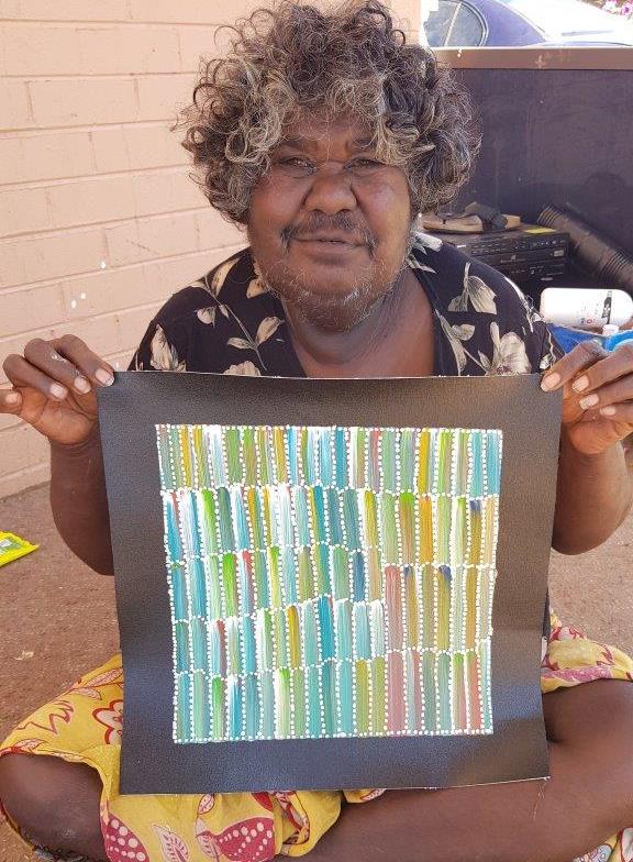 Jeannie Mills Pwerle Aboriginal Art