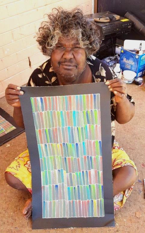 Jeannie Mills Pwerle Aboriginal Art