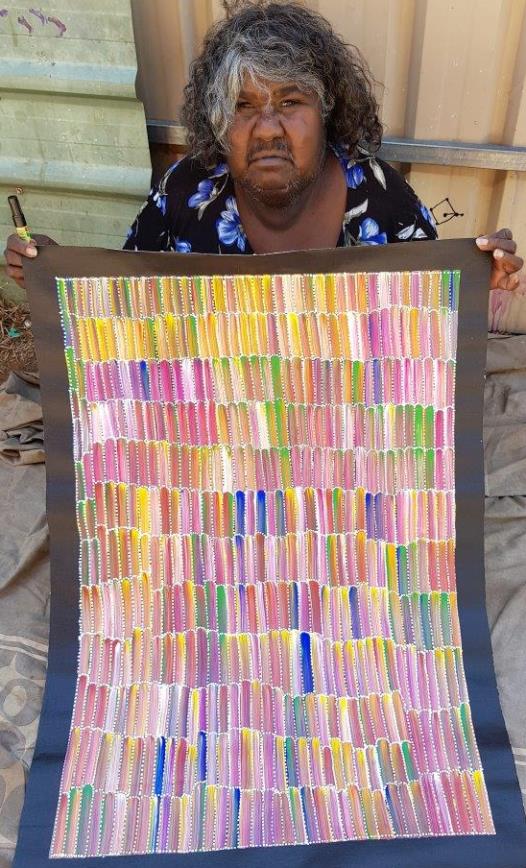 Jeannie Mills Pwerle Aboriginal Art