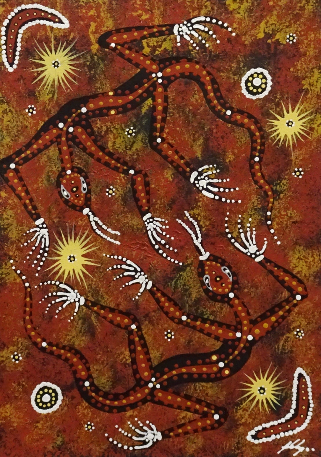 Justin Ronberg Jappurrula Aboriginal Art