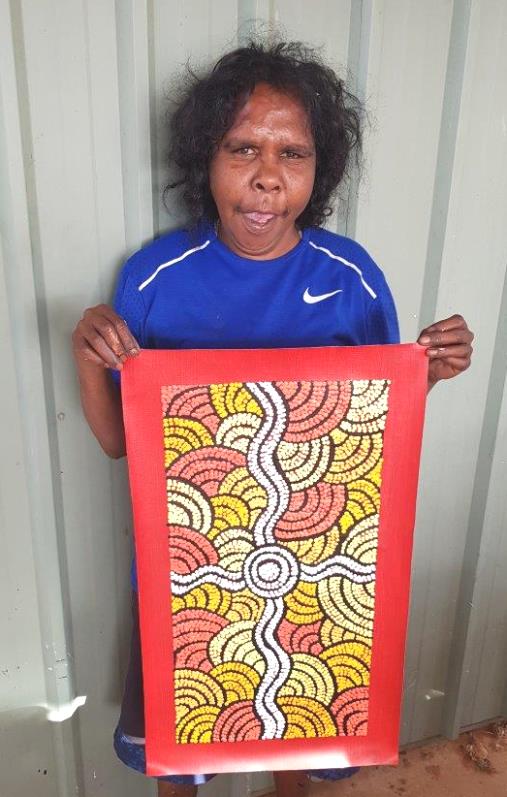Lissandra Campbell Naparrula Aboriginal Art