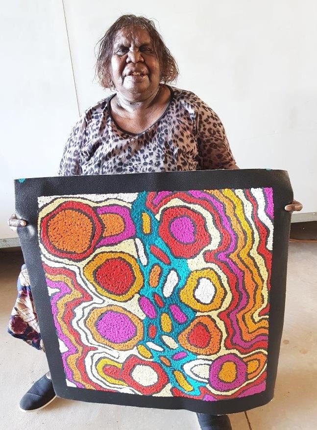 Nellie Marks Nakamarra Aboriginal Art