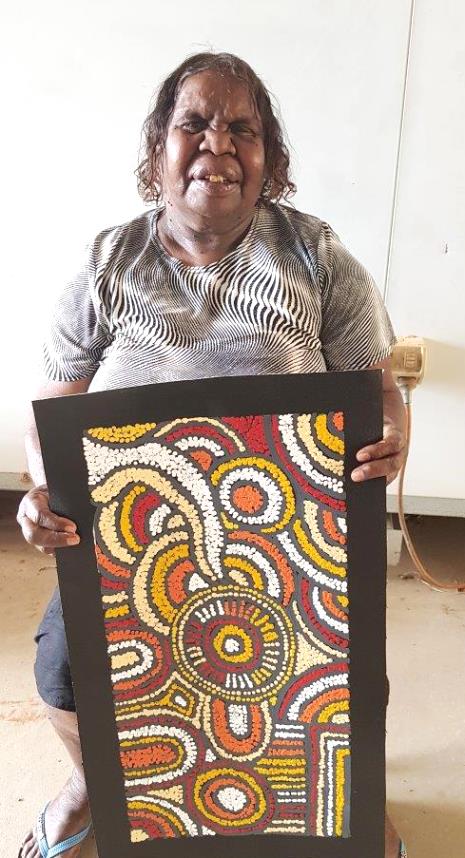 Nellie Marks Nakamarra Aboriginal Art