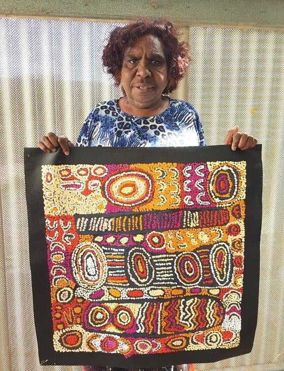 Maisie Campbell Napaltjarri Aboriginal Art