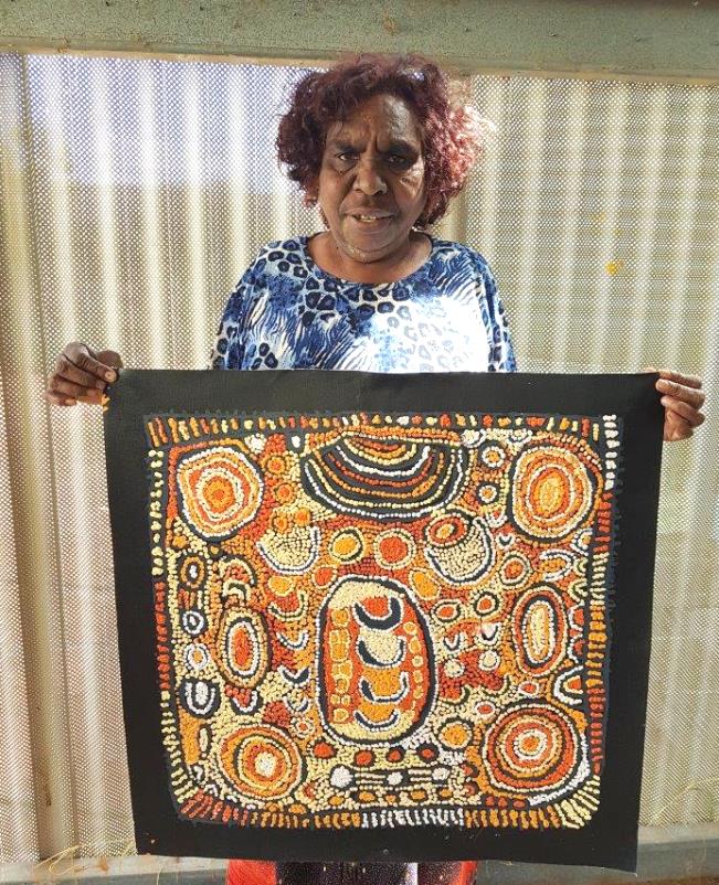 Maisie Campbell Napaltjarri Aboriginal Art