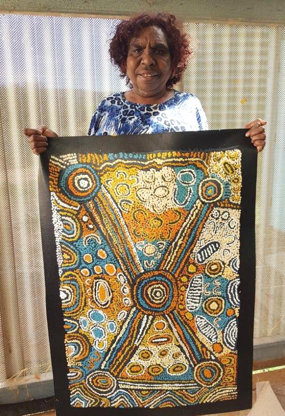 Maisie Campbell Napaltjarri Aboriginal Art