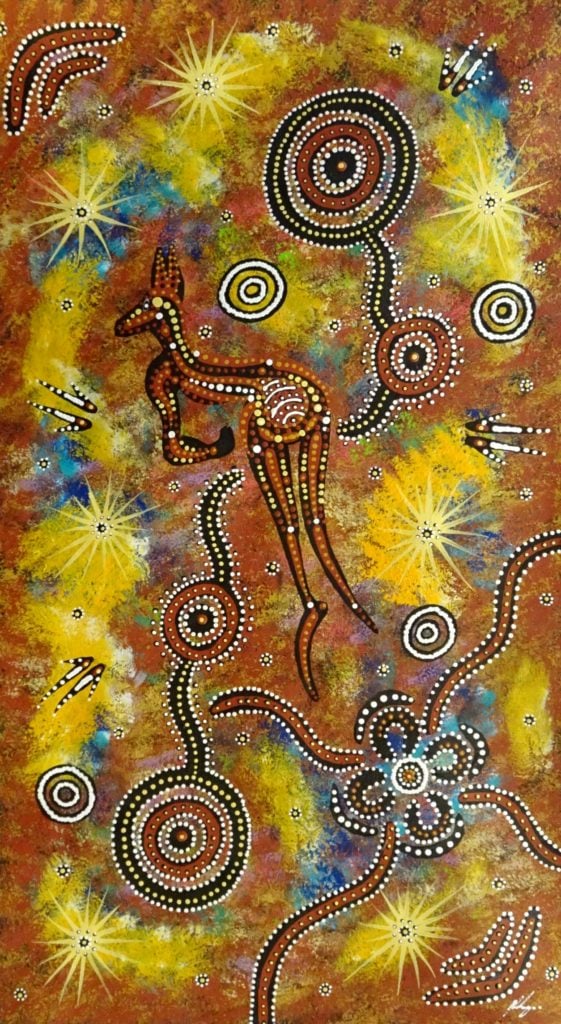 Justin Ronberg Jappurrula Aboriginal Art