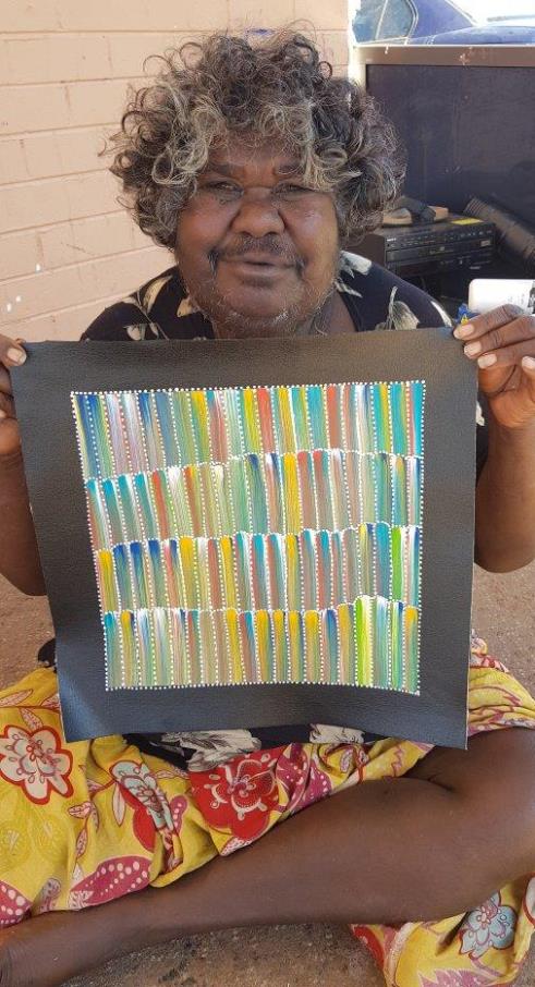 Jeannie Mills Pwerle Aboriginal Art