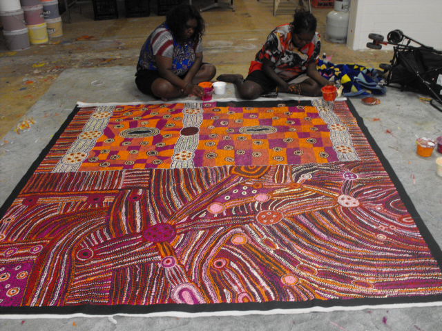 Julie Woods and Esmerelda Kulitja Aboriginal Art