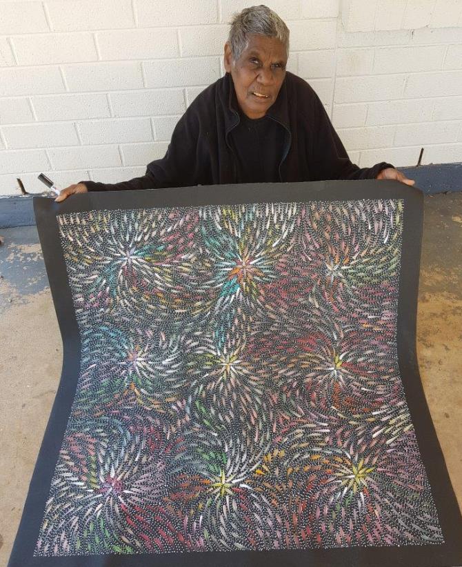 Gracie Morton Pwerle Aboriginal Art