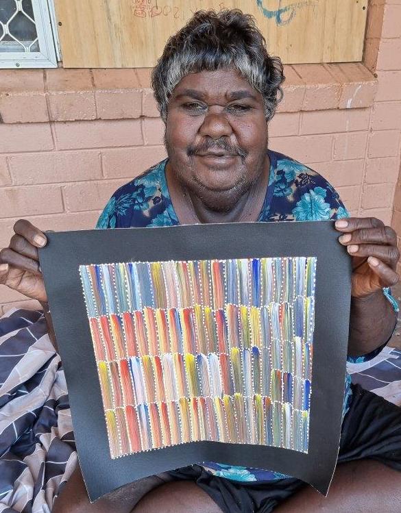 Jeannie Mills Pwerle Aboriginal Art