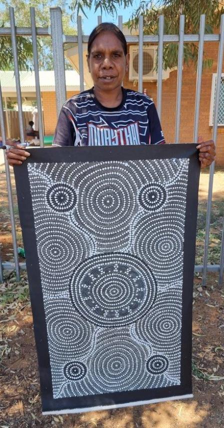 Reanelle Jurra Nungarrayi Aboriginal Art