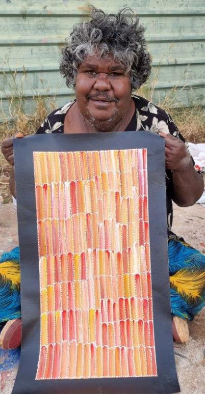 Jeannie Mills Pwerle Aboriginal Art