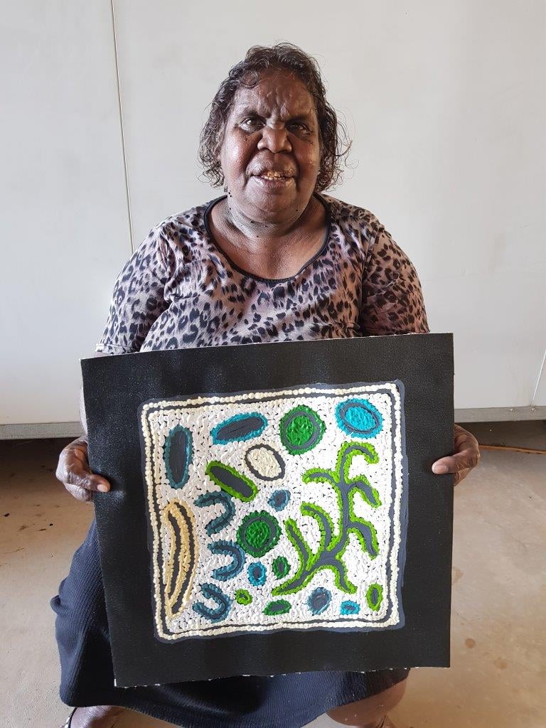 Nellie Marks Nakamarra Aboriginal Art