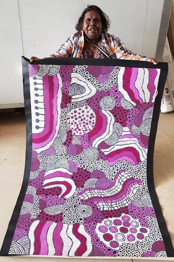 Nellie Marks Nakamarra Aboriginal Art