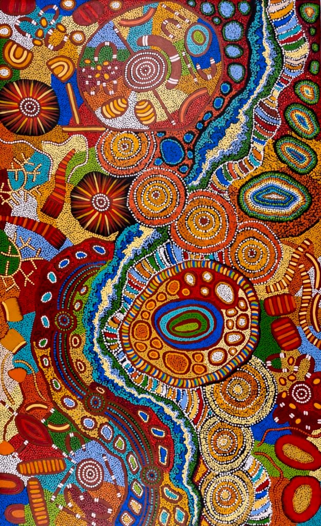 Damien and Yilpi Marks Aboriginal Art