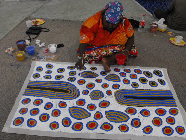 Glenys Gibson Napaltjarri Aboriginal Art