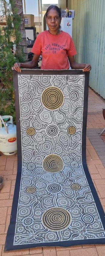 Reanelle Jurra Nungarrayi Aboriginal Art