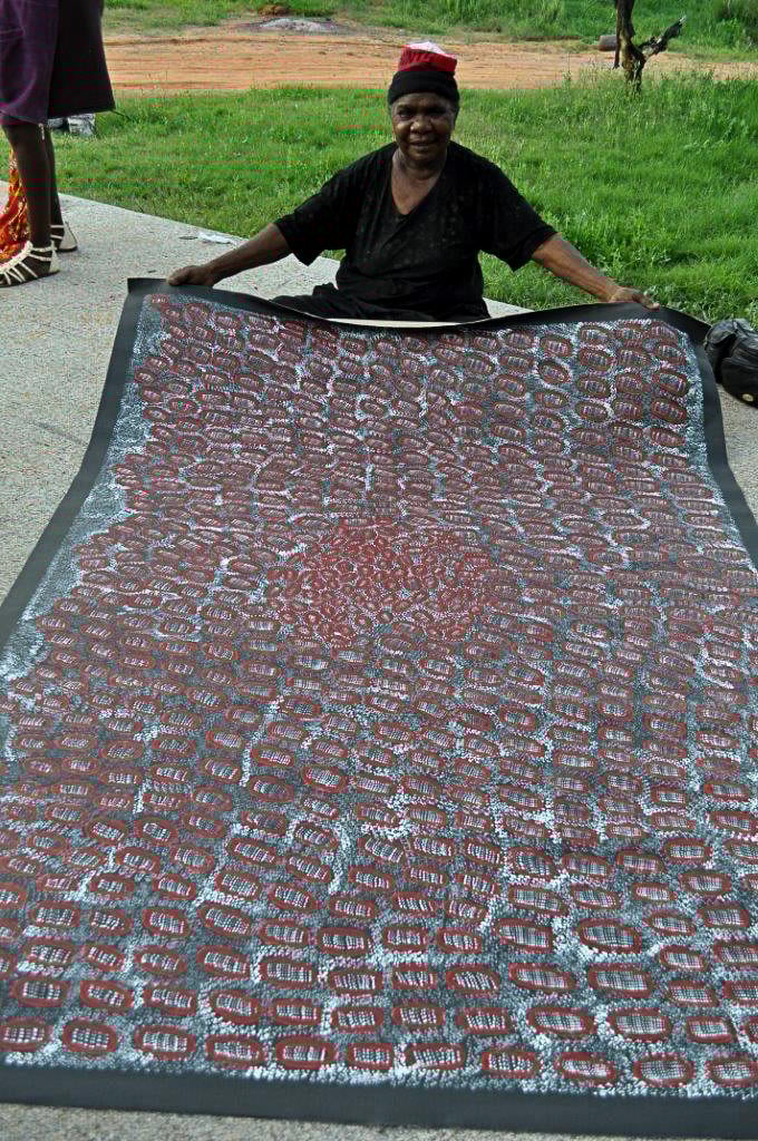Ngoia Pollard Napaltjarri Aboriginal Art