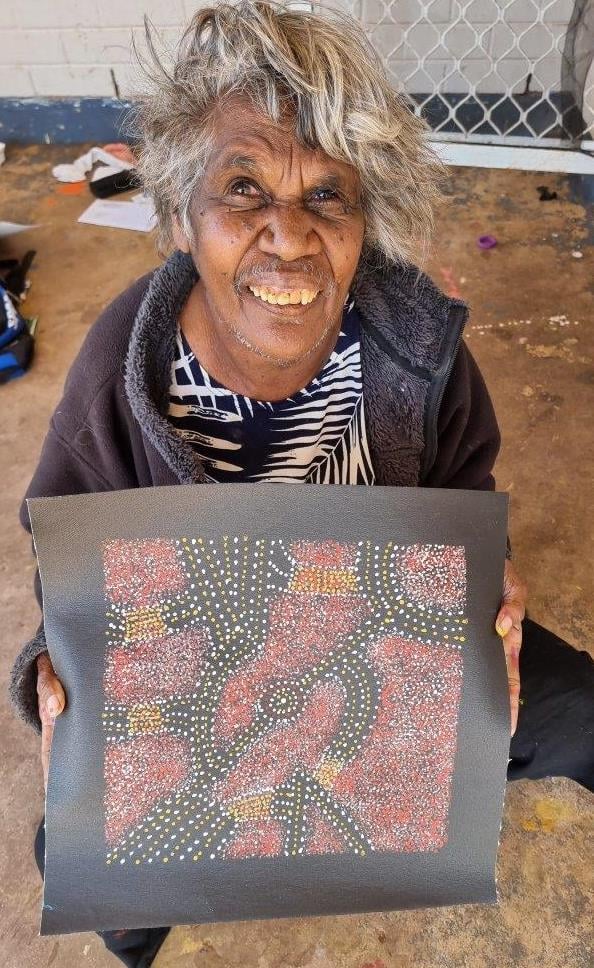 Gracie Morton Pwerle Aboriginal Art