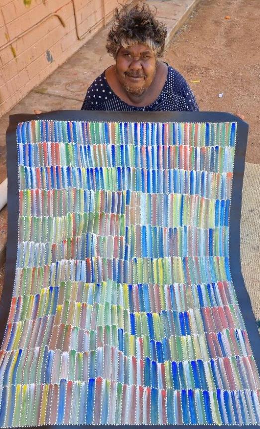 Jeannie Mills Pwerle Aboriginal Art