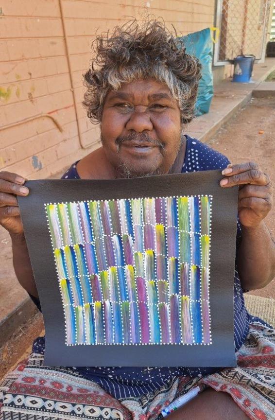 Jeannie Mills Pwerle Aboriginal Art